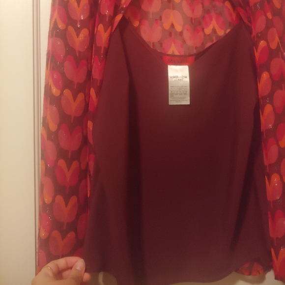 MAX & CO FIL COUPÉ CHIFFON SHIRT - Picture 10 of 11